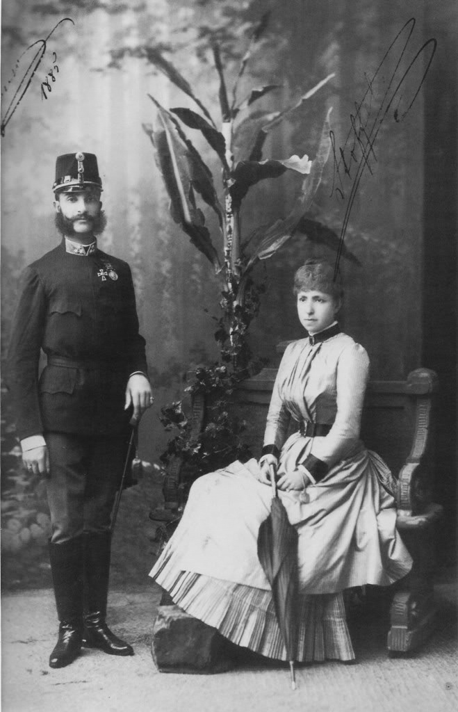 Alphonse XII d'Espagne et Marie-Christine d'Autriche